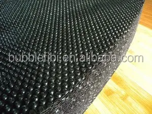 Couverture de piscine solaire, couverture solaire noire/noire, tendance