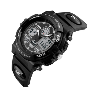 Montres analogiques pas chères pour enfants <span class=keywords><strong>Skmei</strong></span> <span class=keywords><strong>1163</strong></span>, montre-bracelet résistante à l'eau, montre de sport - Product Image 3