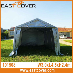 10 'x 15' Pic Toit W3.0xL4.5xH2.4m Extérieure Imperméable En Plastique Mobile Voiture <span class=keywords><strong>Garage</strong></span> - Product Image 6