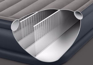 Lit d'air <span class=keywords><strong>gonflable</strong></span> <span class=keywords><strong>INTEX</strong></span> 64136 Dura-Beam Queen Deluxe avec <span class=keywords><strong>oreiller</strong></span> intégré, matelas <span class=keywords><strong>gonflable</strong></span> pliable - Product Image 4