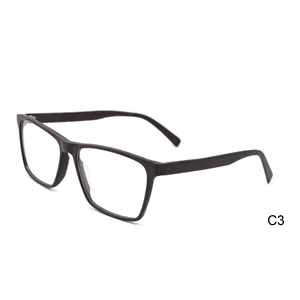 Hot Stile Europeo Quadrato Montatura per occhiali Montatura Da Vista In Acetato Per Gli Uomini