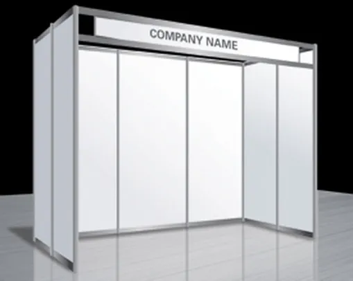 3x3m exhibition stand / stall / booth