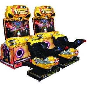Fou Pilote De Vitesse De Course Machine de Jeu À Monnayeur Course <span class=keywords><strong>FF</strong></span> Super Vélo 2 Moteur Jeux D'arcade Machine De Course - Product Image 1