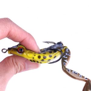 กบพลาสติกอ่อนนุ่มเหยื่อตกปลา5.5ซม./15.5G Bionic Lure 5กล่องThunderกบขา - Product Image 5