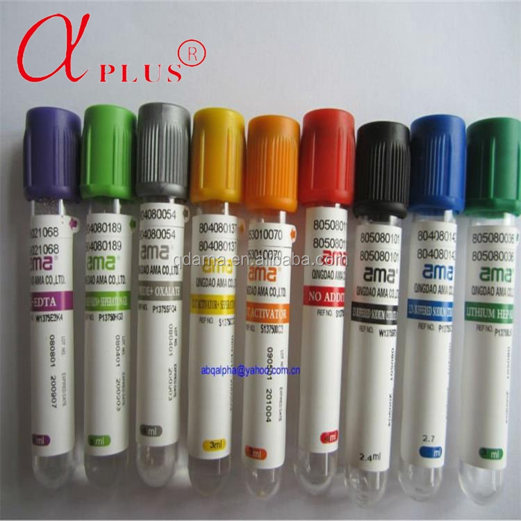 Пластиковые одноразовые стерильные BD Vacutainer крови вакуума пробирки