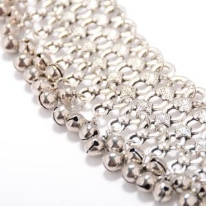 Signora argento caldo intarsiato <span class=keywords><strong>con</strong></span> campana <span class=keywords><strong>bracciale</strong></span> largo multistrato - Product Image 3