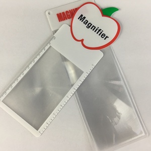 Kính lúp phẳng công suất 3x với thước kẻ 6 inch Kính lúp tùy chỉnh 189x65 với Bookmark - Fresnel - Product Image 5
