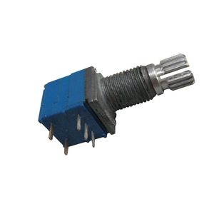 Potenciómetro de Control de Volumen Estéreo Rotatorio de 9 mm y 10k con Interruptor, 50k 20k 10k RK09 ALPS ALPHA - Product Image 1