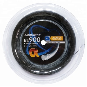 ALPHA Badminton <strong>String</strong> BS900 0.68mm <strong>Strong</strong> Nylon Multifilament Durable Wholesale 200m Reel Black White Yellow Blue Hot Sale - Product Image 4