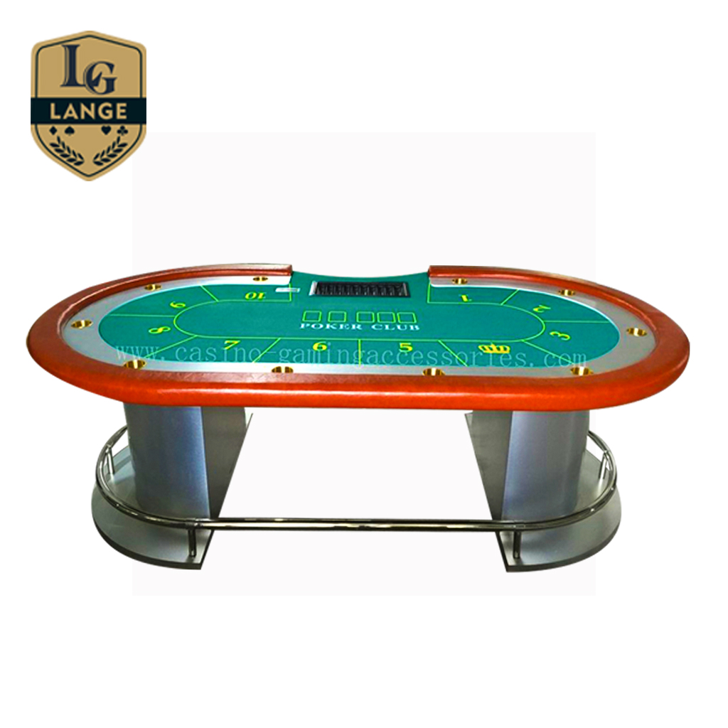 デラックス9人用テキサスポーカーテーブル中古カジノウッド