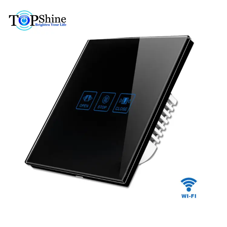 Topshine-Interruptor de cortina controlado por WIFI para sistema de control de CurtainControl, para automatización del hogar, Alexa