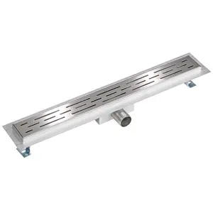 SS304 SS316 with high quality stainless steel linear drain for bathroom horizontal outlet Europe Model