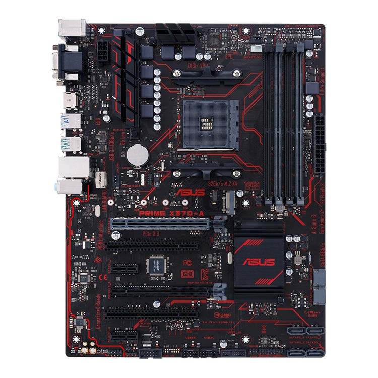 ASUS PRIME X370-A Used Motherboard for AMD Gaming PC