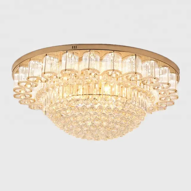 Jyiluminação de teto de cristal de led decorativo, para lojas