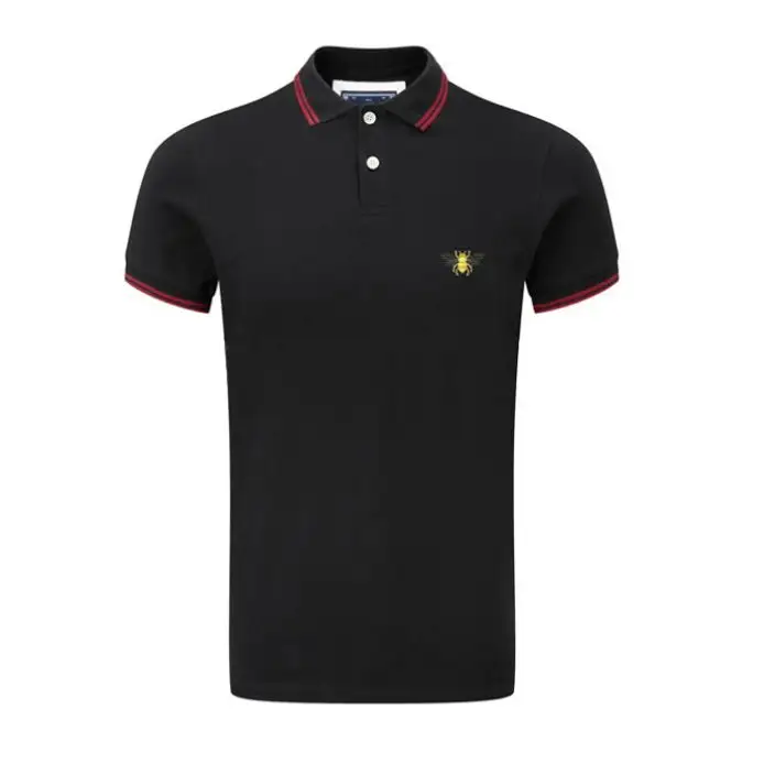 2019 남자 폴로 T 셔츠 디자인, 도매 맞춤형 100% 코튼 골프 폴로 셔츠 자수 로고