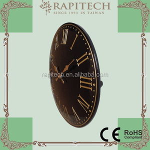 Reloj de poliresina con números romanos para interiores y exteriores de 15 pulgadas, pantalla de cuarzo de una sola cara, tipo de aguja decorativa para el hogar - Product Image 2