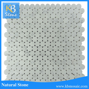 La forma redonda <span class=keywords><strong>de</strong></span> piedra caliza <span class=keywords><strong>de</strong></span> azulejos <span class=keywords><strong>de</strong></span> mosaico italia lavabo precio - Product Image 3