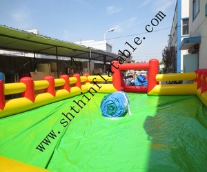 Campo di calcio gonfiabile di alta qualità per divertimento <span class=keywords><strong>all</strong></span>'<span class=keywords><strong>aperto</strong></span> e <span class=keywords><strong>sport</strong></span> durevole gonfiabile castello sportivo - Product Image 3