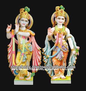 Sculpture de la statue de Radha Krishna - Product Image 1