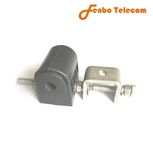 One way RJ45/RJ11 cable hanger/ 7/8" coaxial feeder clamp used in Telecom Cell Tower