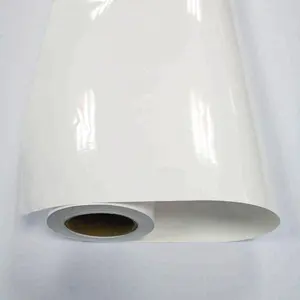 Rollo de pegatinas de vinilo de PVC, Rollo adhesivo transparente, mate, 80120
