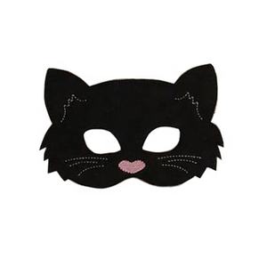 <span class=keywords><strong>Masque</strong></span> en feutre pour <span class=keywords><strong>chat</strong></span> et <span class=keywords><strong>chat</strong></span>, déguisement d'halloween - Product Image 3