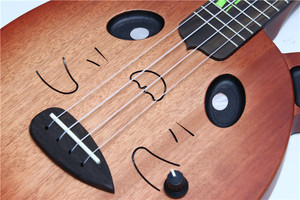 Pas cher prix instruments de musique de bande <span class=keywords><strong>dessin</strong></span>ée acajou ukulélé concert électrique - Product Image 5