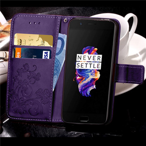 Date D'affaires Flip Book Portefeuille PU En Cuir Magnétique Cas Couverture Pour Oneplus 1 3 <span class=keywords><strong>5</strong></span> <span class=keywords><strong>Cinq</strong></span> Avec Carte Slots - Product Image 2