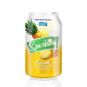 Wholesale Own Brand Sugar-Free 9 Fruit Flavors Canned Carbonated Soft Drink Sparkling Fruit Juice Water Melon Bottles Vietnam - Product Image 1