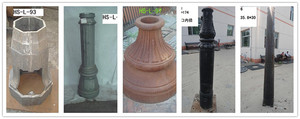 Jardín exterior fundición dúctil <span class=keywords><strong>poste</strong></span> <span class=keywords><strong>de</strong></span> luz base <span class=keywords><strong>de</strong></span> la lámpara <span class=keywords><strong>de</strong></span> calle base <span class=keywords><strong>farola</strong></span> - Product Image 3