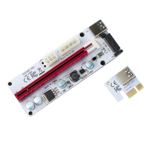 X1 a x16 <span class=keywords><strong>pci</strong></span> e pcie <span class=keywords><strong>express</strong></span> usb adaptador con molex - Product Image 4