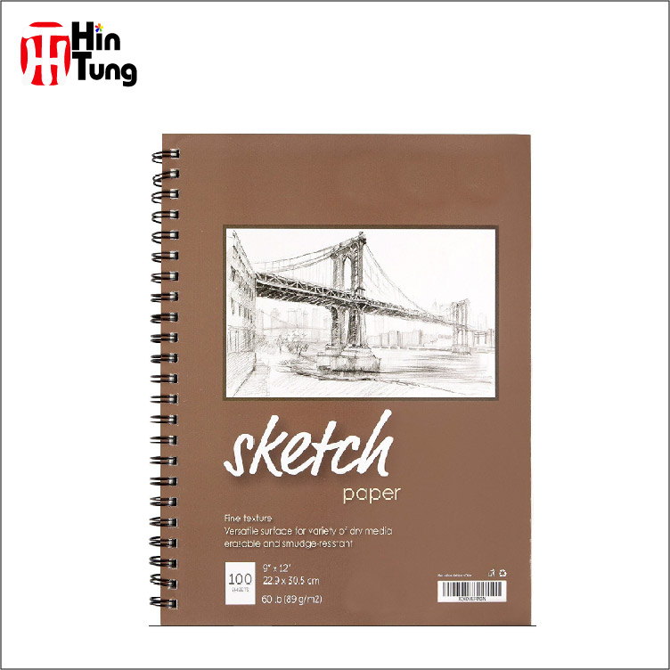 Альбом для эскизов 9 ''x 12'' на 100 страниц