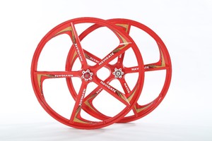 Ruota per <span class=keywords><strong>Mountain</strong></span> <span class=keywords><strong>Bike</strong></span> da 29 Pollici a 5 Razze in Magnesio per Bici da 29" - Product Image 3