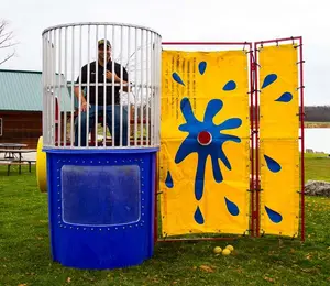 Interactive games cheap water dunk tank for sale