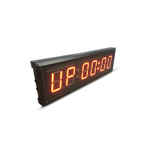 Reloj de pared multifuncional de 6 bits y 3 pulgadas con pantalla grande y alto brillo, temporizador de gimnasio, reloj de Cuenta Regresiva para centro de fitness Led - Product Image 4