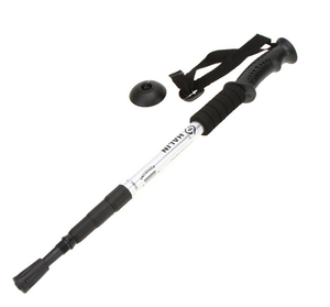 Bastón de Senderismo Plegable de Aluminio 10%-100%, Bastón Nórdico Telescópico con Bloqueo de Seguridad y Mango de Goma - Product Image 5