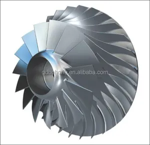 5 eixos de usinagem cnc rotor do compressor