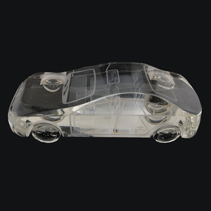 Statuetta 3D a Forma di <span class=keywords><strong>Auto</strong></span> in Cristallo <span class=keywords><strong>per</strong></span> Esposizioni Automobilistiche, Decorazione da Scrivania, Oggetto d'Arte e Regalo - Product Image 3