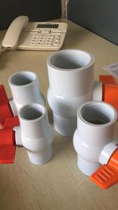 DN15-DN100 ống nước lắp uPVC/PVC nhỏ gọn 2 mảnh van bi đơn giản - Product Image 4