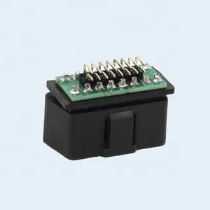 12V J1962 OBD2 16 Pin OBD OBDii Conector Ângulo Direito Masculino