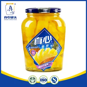 Diviseur de fruits à ananas en conserve, 20 pièces/mèches/anneau dans le sirop de sucre, 880g/680g