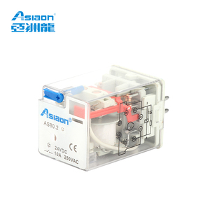 Relé de CA Asiaon AS80.2 General Electric Industrial 5V 12V 24V 220V Vdc - Product Image 2