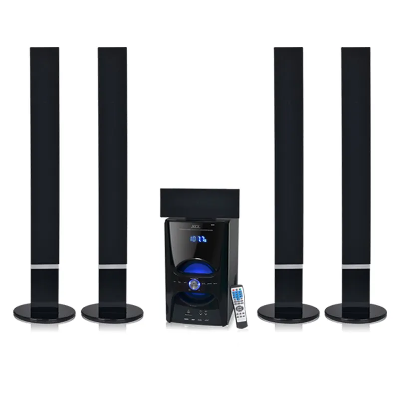 Alta qualidade 5.1 torre de home theater orador com a bt bt mp3/4 fm rádio