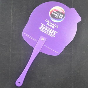 Publicidad de logotipo personalizado de impreso de plástico de PP de ventilador de mano para la venta al por mayor - Product Image 6