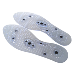 Piede tagliabile all'ingrosso della fabbrica assistenza sanitaria plantare traspirante PVC terapia di agopuntura massaggio soletta magnetica piedi piatti - Product Image 1