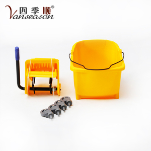 Plástico durable carro escurridor cubo con ruedas - Product Image 3