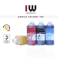 Tinta Solvente para Impresora Solvente Human K-jet 3200 con Cabezal de Impresión Konica de 14PL