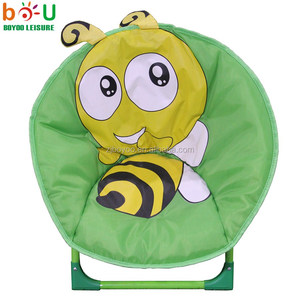 2018 nueva Cartoon Honey Bee <span class=keywords><strong>Camping</strong></span> barato niños <span class=keywords><strong>playa</strong></span> Silla <span class=keywords><strong>de</strong></span> luna con la pierna <span class=keywords><strong>de</strong></span> plástico - Product Image 1