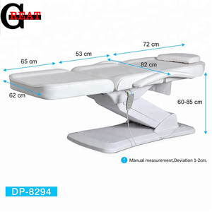 <span class=keywords><strong>Table</strong></span> <span class=keywords><strong>de</strong></span> <span class=keywords><strong>massage</strong></span> blanche moderne et <span class=keywords><strong>confortable</strong></span>, trois moteurs, spa <span class=keywords><strong>de</strong></span> beauté, lit facial électrique - Product Image 2