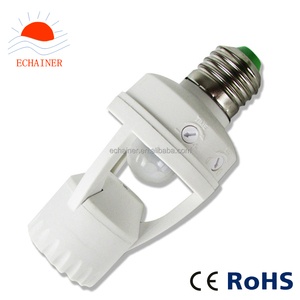 PIR Tự Động Đèn LED Thiết Bị Chuyển Mạch Chuyển Động Hồng Ngoại Cảm Biến Ánh Sáng Ổ Cắm E27 Đèn Giữ Vít Ổ Cắm Bóng Đèn Trong Nhà - Product Image 5
